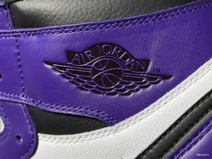 Reps TBkick Court High Air Jordan 1 555088-500 OG Purple 0419